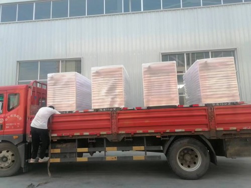 湖北客户四台防雨罩发电机组发货